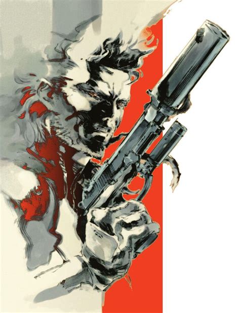 metal gear solid box art art|yoji shinkawa metal gear art.